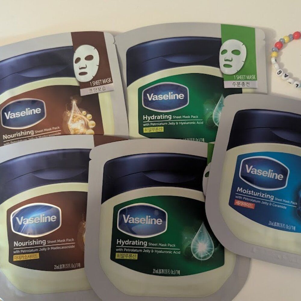 NFS DO NOT BUY Vaseline Face Sheet Masks - Korea Exclusive